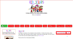 Desktop Screenshot of kidscraps.com